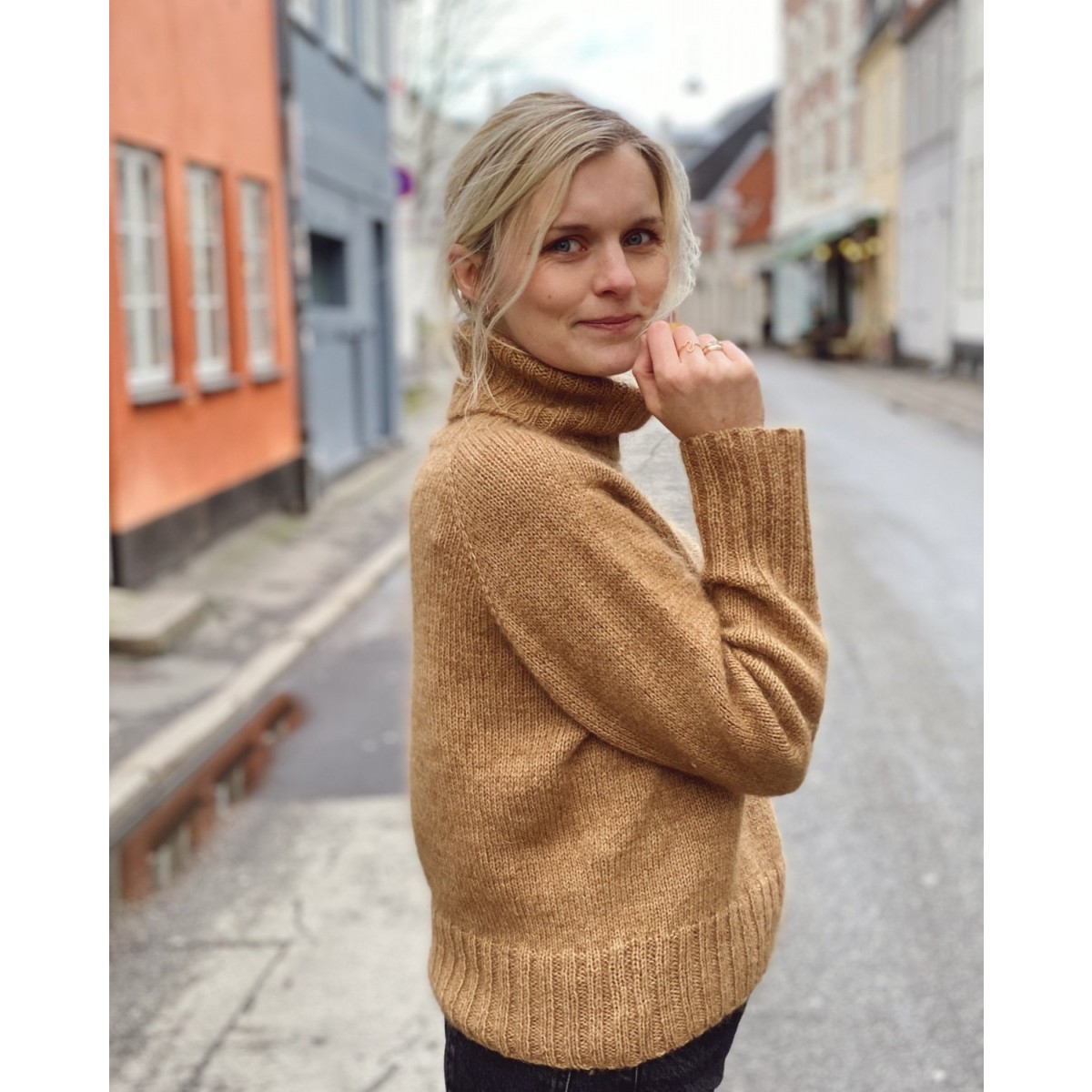 caramel sweater