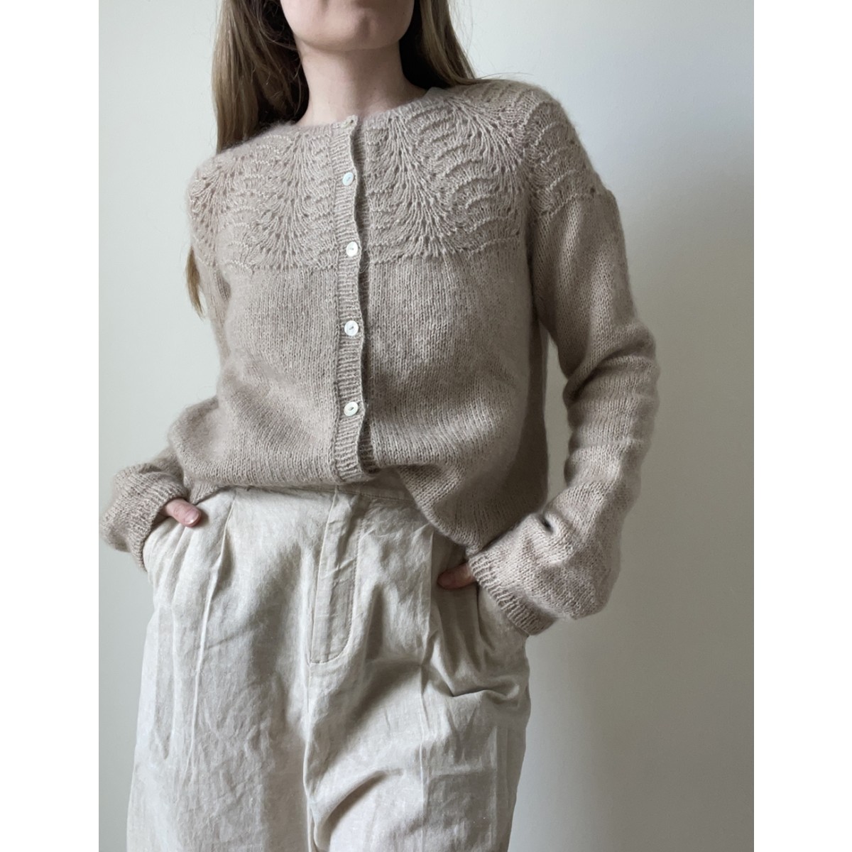 Peacock cardigan